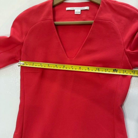 Diane von Furstenburg Women’s Red Takara Dress - Picture 6 of 9